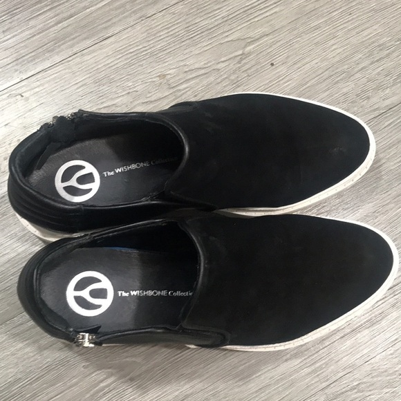 The Wishbone Collection Black Suede & Leather Creepers size 7 - Picture 3 of 9